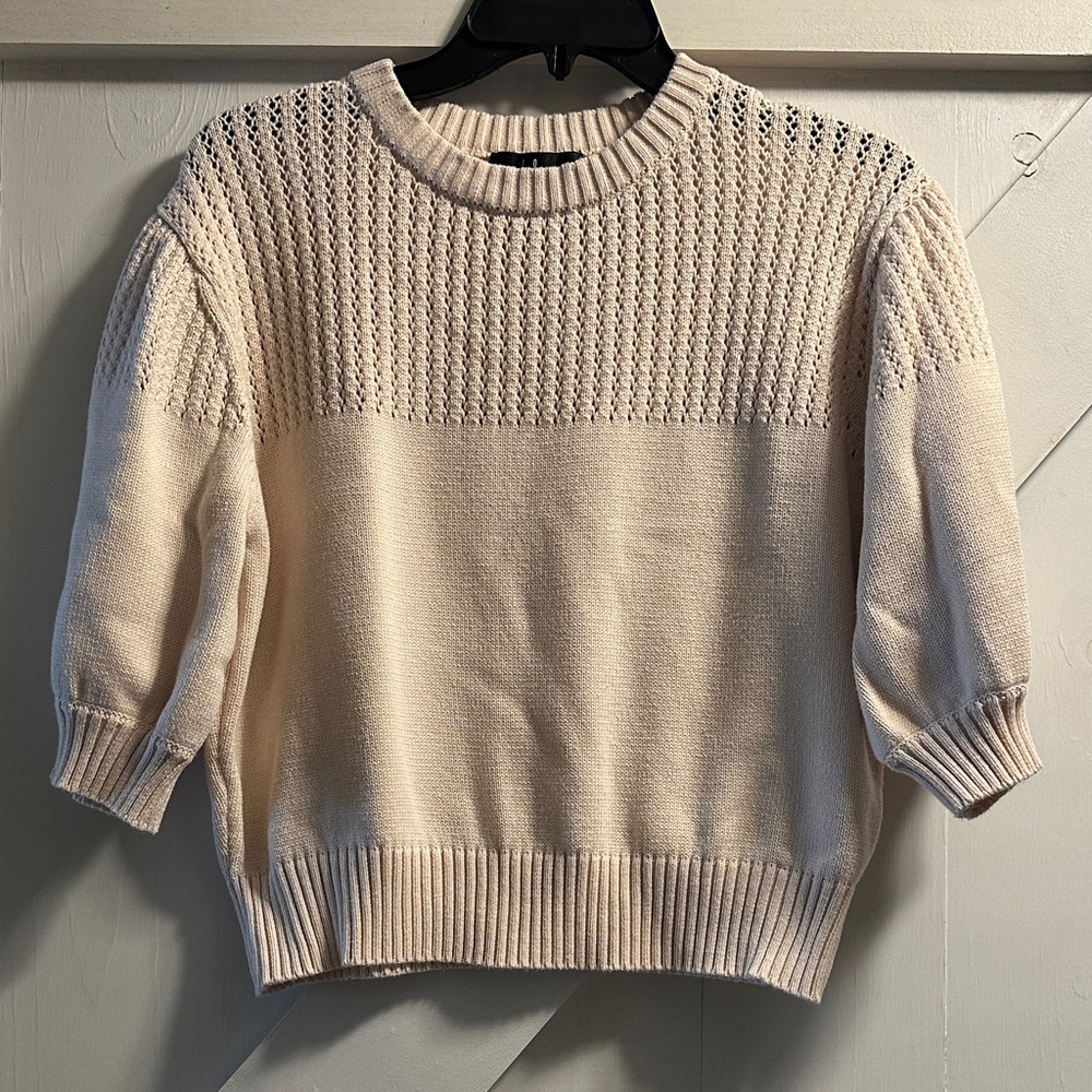 Lulu's Soft Cream Knit Sweater